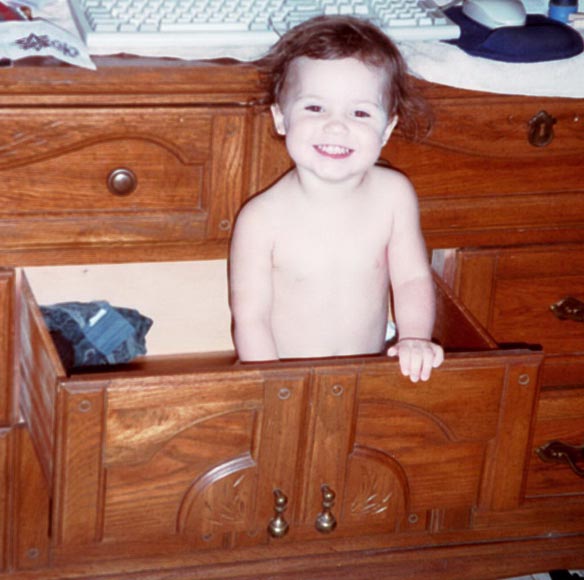 climbed in my drawers!